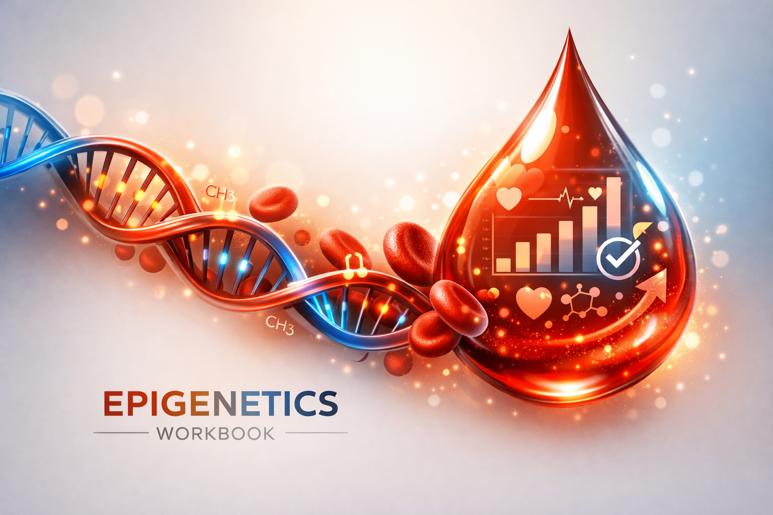 modern health science illustration for epigenetics workbook